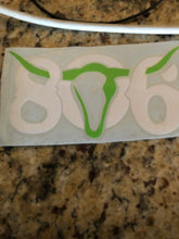 806 Transfer Decal  3 1/2" x 6 1/2".