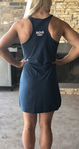 806 Apparel Next Level Ash Blue Ultra-Soft Tank Racerback dress