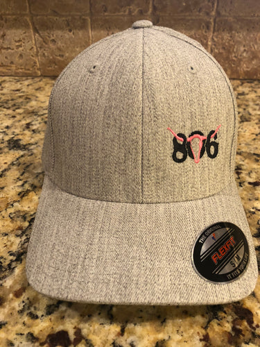 806 Heather Grey Flexfit Black 806 Light Pink Skull