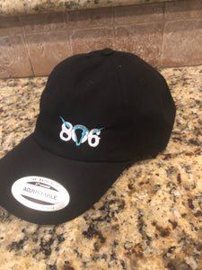 Womens 806 hat (White 806 Aqua Skull)