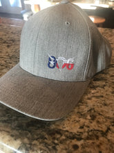 806 Heather Grey Flexfit Hat Texas Flag 806 and Skull