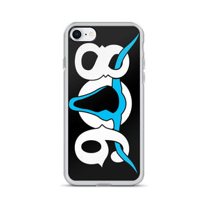 806 (Aqua Skull) iPhone Case Printed when ordered(12 to 14 days to arrive