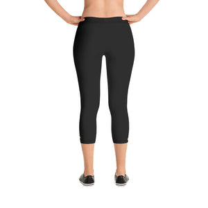 806 Apparel Capri Leggings (white 806 aqua steer)