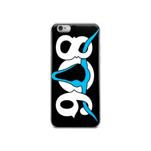 806 (Aqua Skull) iPhone Case Printed when ordered(12 to 14 days to arrive