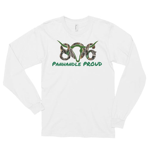 806 CAMO PANDHANDLE PROUD Long sleeve t-shirt (unisex) Printed when ordered(12 to 14 days to arrive