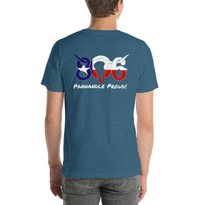 806 Texas Flag Short-Sleeve Unisex T-Shirt printed when ordered (12-14 days to arrive)