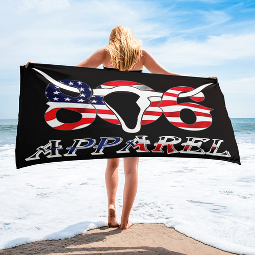806 Patriotic Beach Towel Printed when ordered(12 to 14 days to arrive